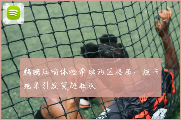 鹈鹕压哨体检牵动西区格局,纽卡绝杀引发英超狂欢